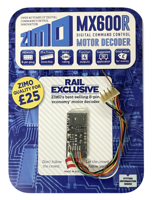 Motor Decoder Zimo MX600R 8 Pin Motor Decoder